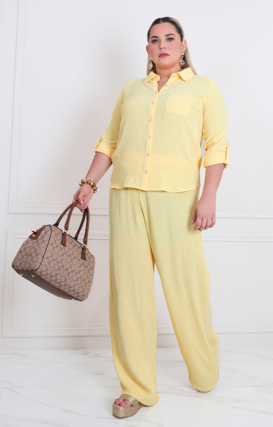 Conjunto liso de botones