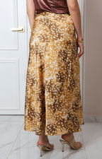 Falda midi estampado animal print