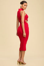 V*10-25*LUXXEL*LD11874*ROJO - VESTIDO Boutiquemirel 