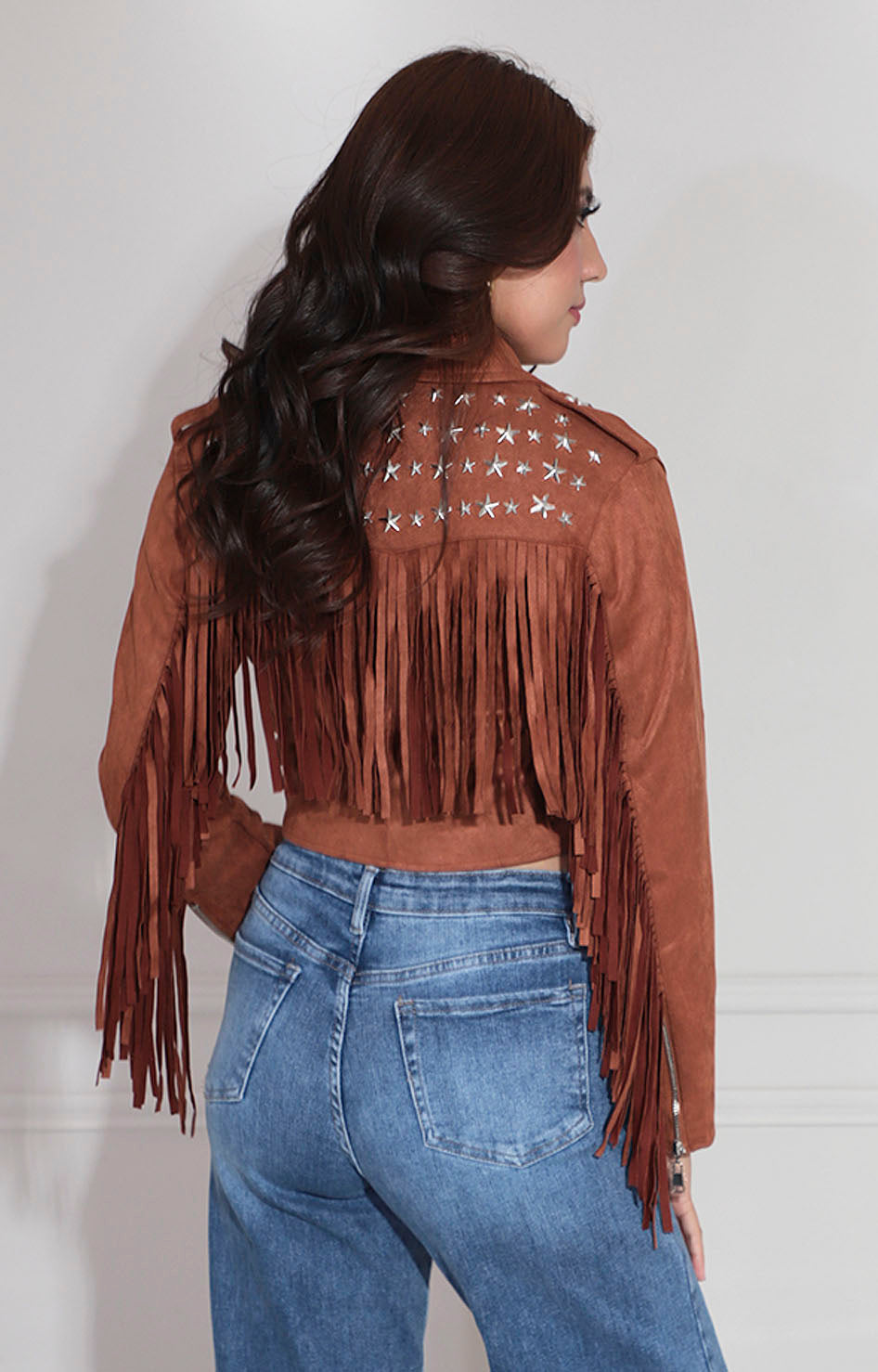 Chamarra gamuza chedrón