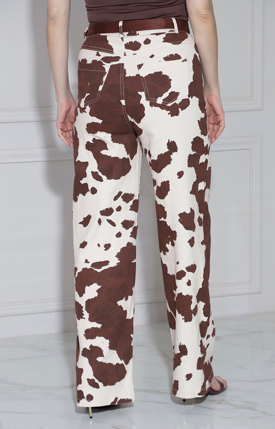 Pantalón beige cow