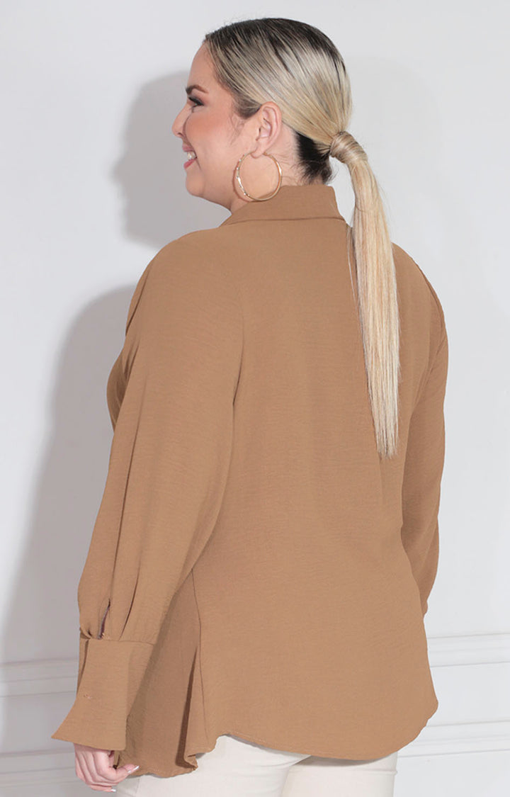 Blusa café