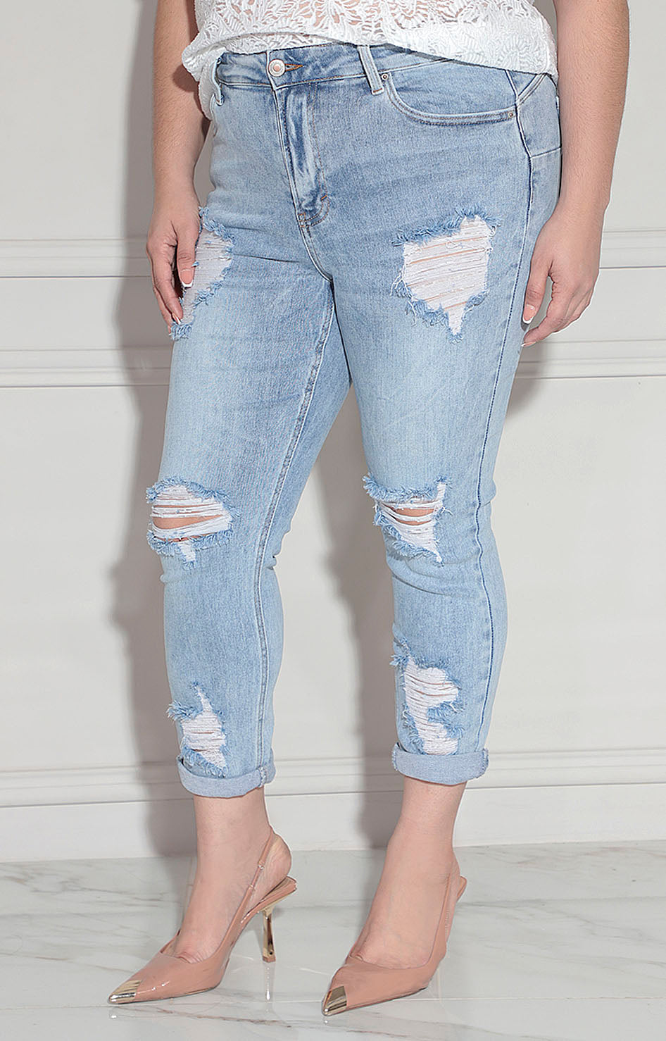 Pantalón skinny denim
