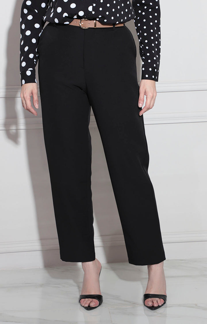 Pantalon negro recto - PANTALON Boutiquemirel 
