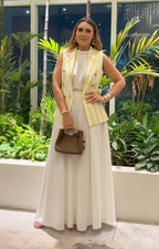 Chaleco con estampado de rayas amarillas - CHALECO REGULAR Boutiquemirel 
