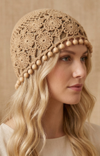 Sombrero Croché con Detalles de Pompones - SOMBREROS Boutiquemirel 