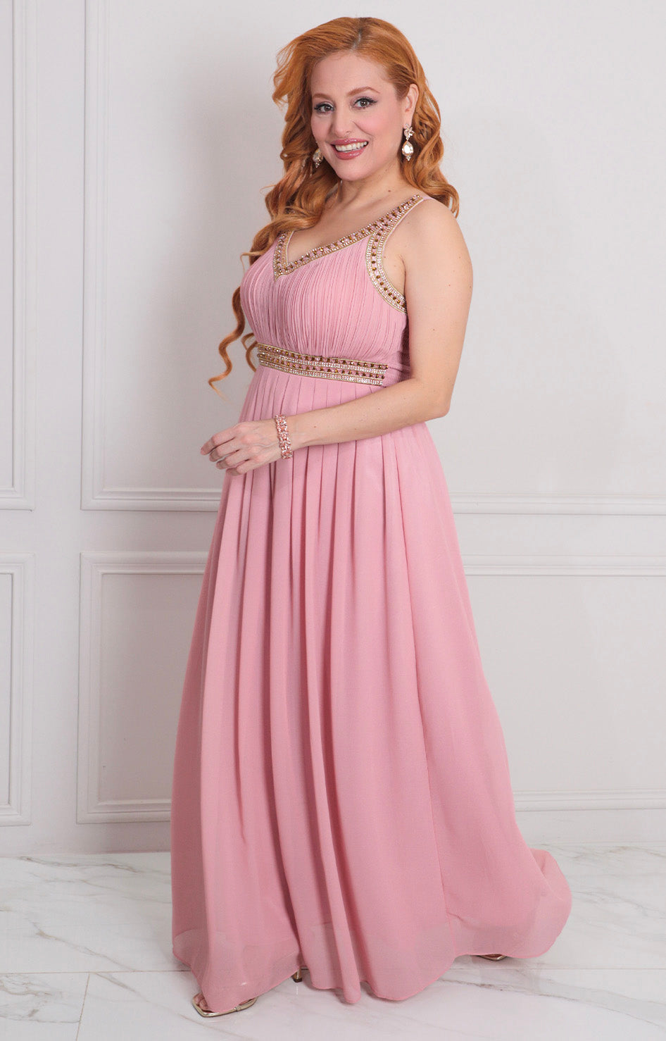 Vestido de tirantes con brillos - VESTIDO LARGO REGULAR Boutiquemirel 