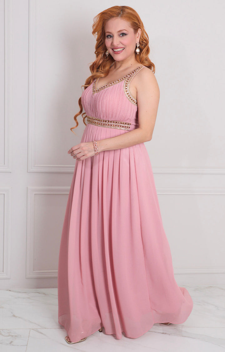 Vestido de tirantes con brillos - VESTIDO LARGO REGULAR Boutiquemirel 