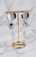 Aretes largos con diseño circular - ARETES Boutiquemirel 