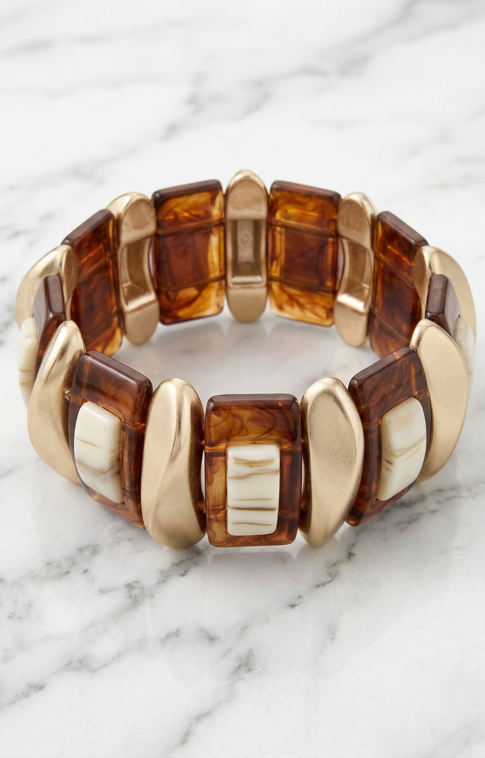 Pulsera dorados y café - PULSERA Boutiquemirel 