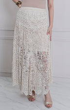 Falda larga de encaje - FALDA REGULAR Boutiquemirel 