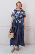 V*3-26*YMAI*JH8404*AZUL - VESTIDO LARGO REGULAR Boutiquemirel 