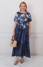 V*3-26*YMAI*JH8404*AZUL - VESTIDO LARGO REGULAR Boutiquemirel 