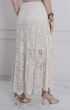 Falda larga de encaje - FALDA REGULAR Boutiquemirel 