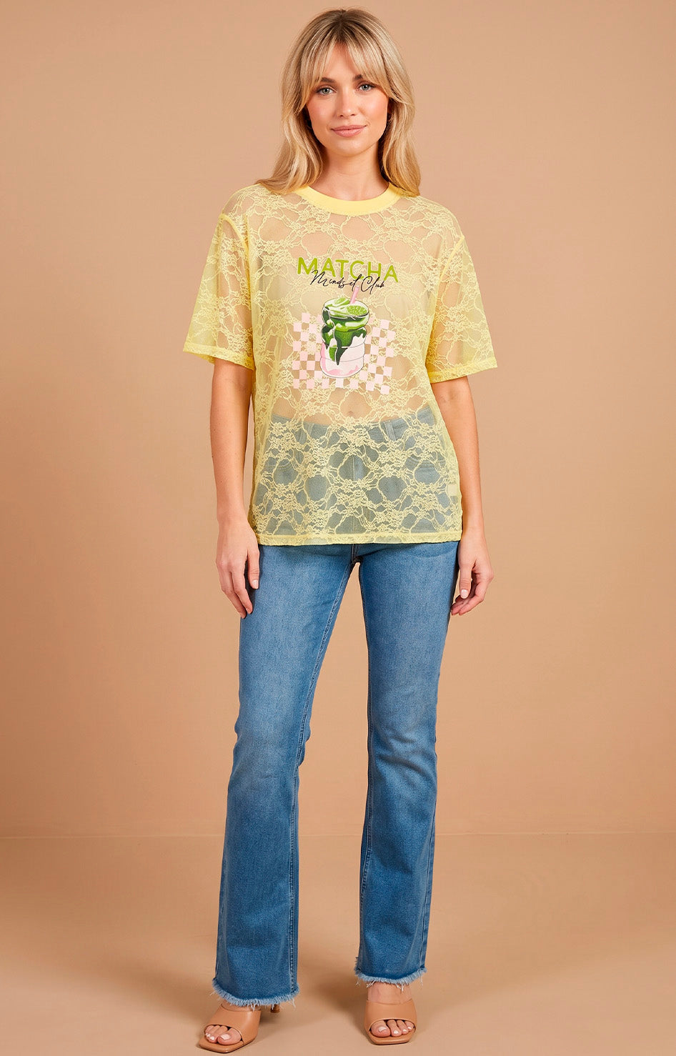 Blusa amarilla de encaje - BLUSAS REGULAR Boutiquemirel 
