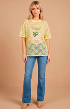 Blusa amarilla de encaje - BLUSAS REGULAR Boutiquemirel 
