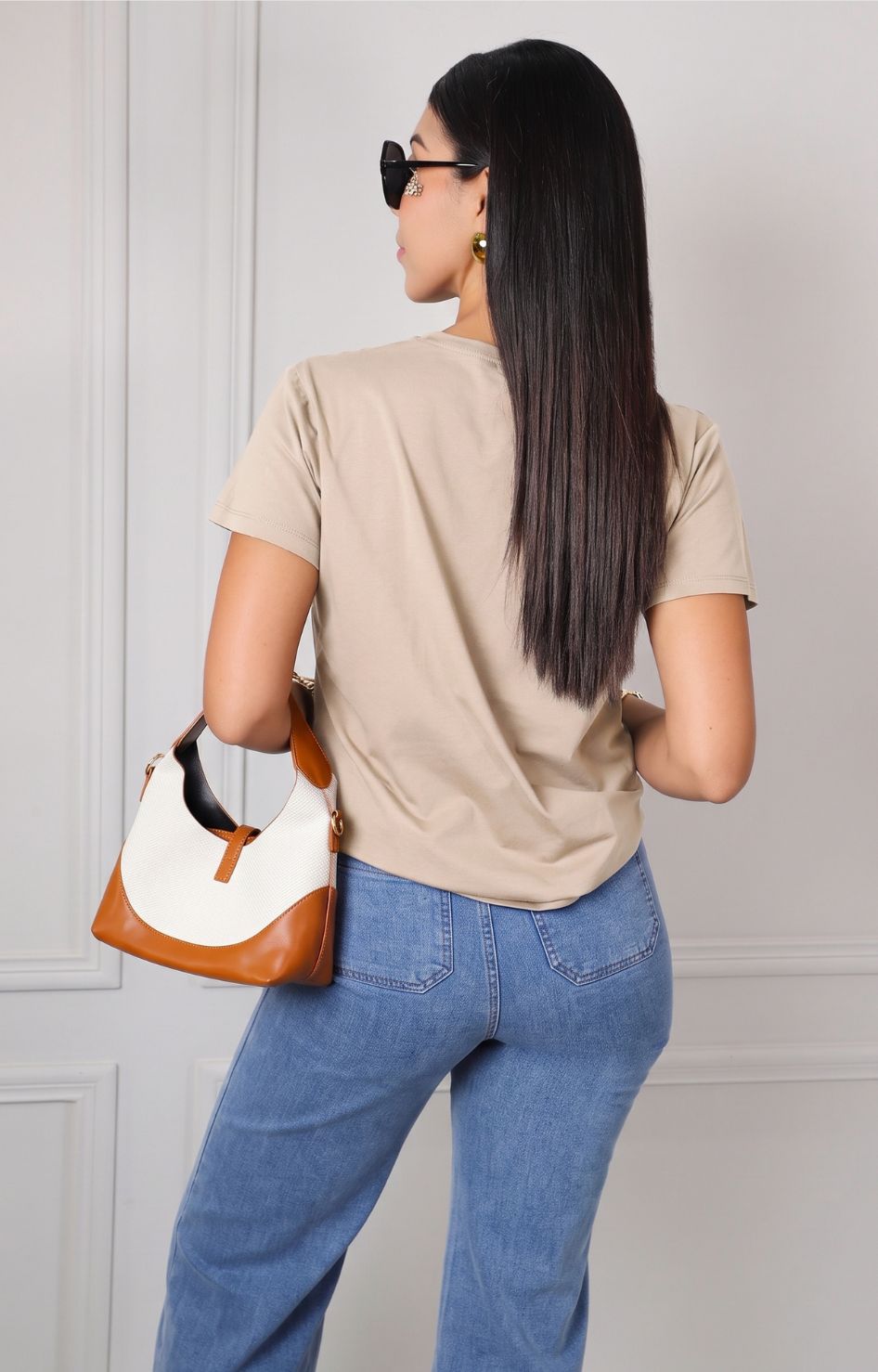 Blusa con estampado gráfico de oso