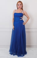 V*4-26*MANIJU*MM24458*AZUL REY - VESTIDO LARGO REGULAR Boutiquemirel 