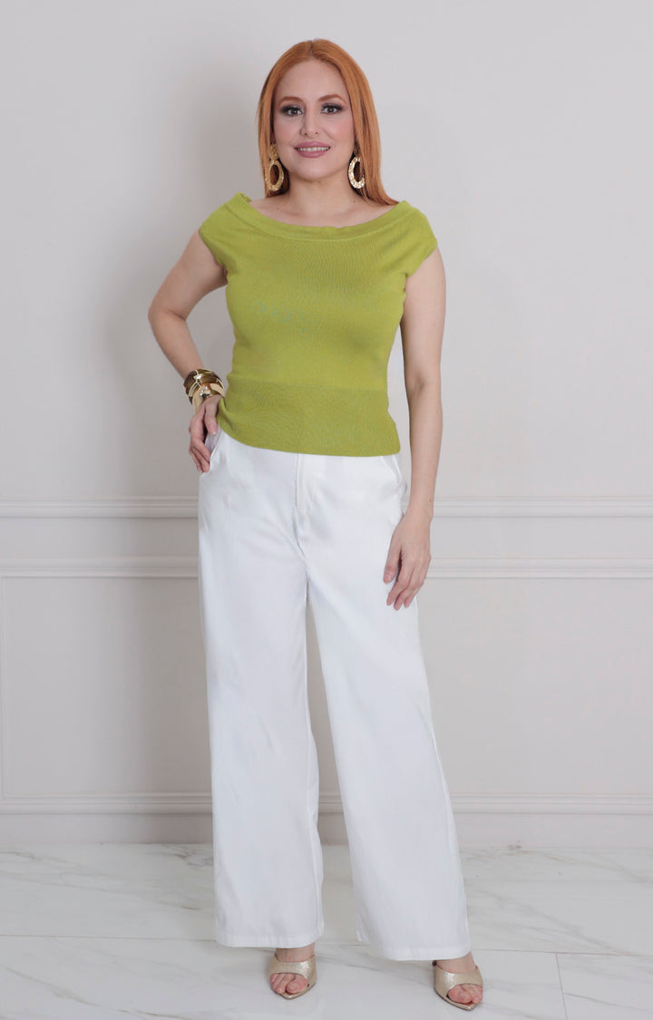 Blusa lisa de punto - BLUSAS REGULAR Boutiquemirel 