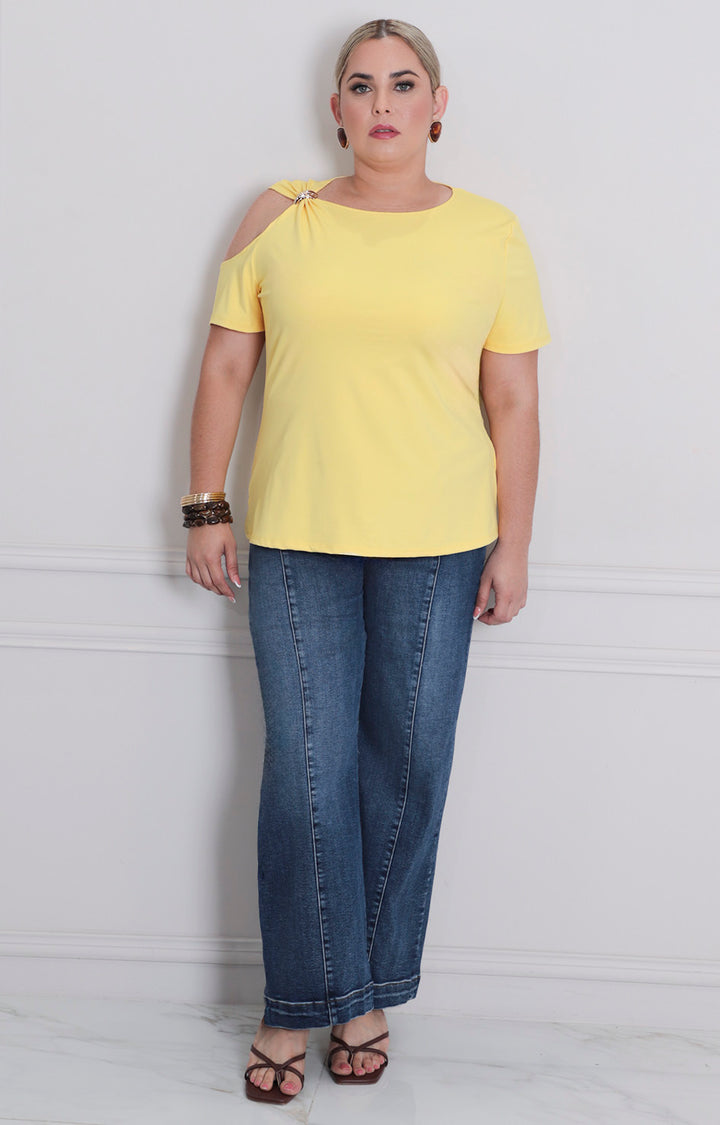 Blusa asimetrica - BLUSAS CURVY Boutiquemirel 