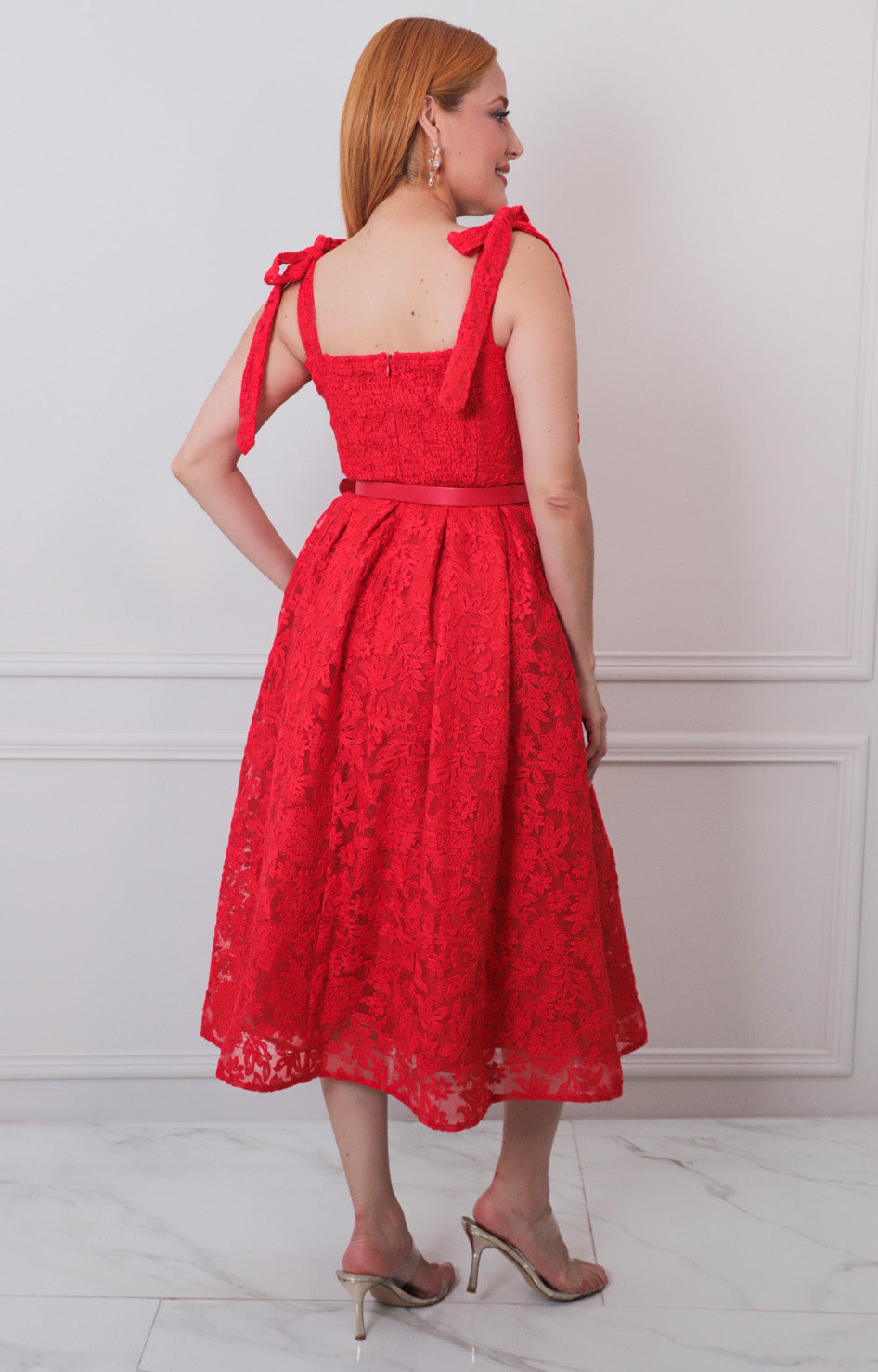 V*4-26*THE CLOTHING*LD6167*ROJO - VESTIDO LARGO REGULAR Boutiquemirel 