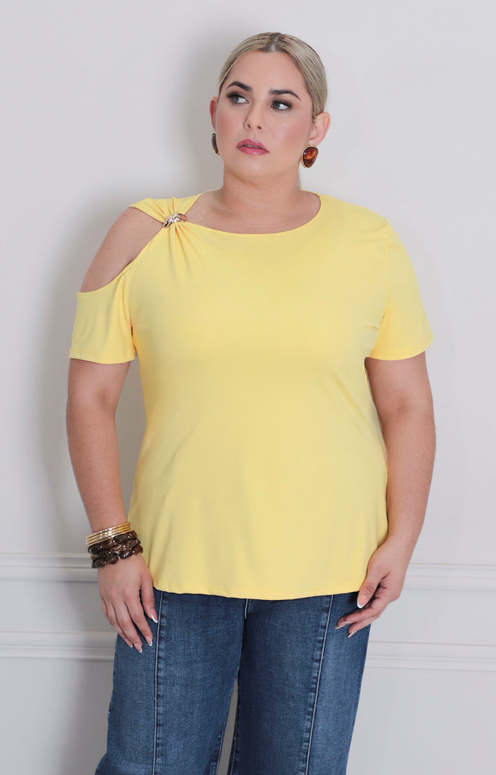 Blusa asimetrica - BLUSAS CURVY Boutiquemirel 
