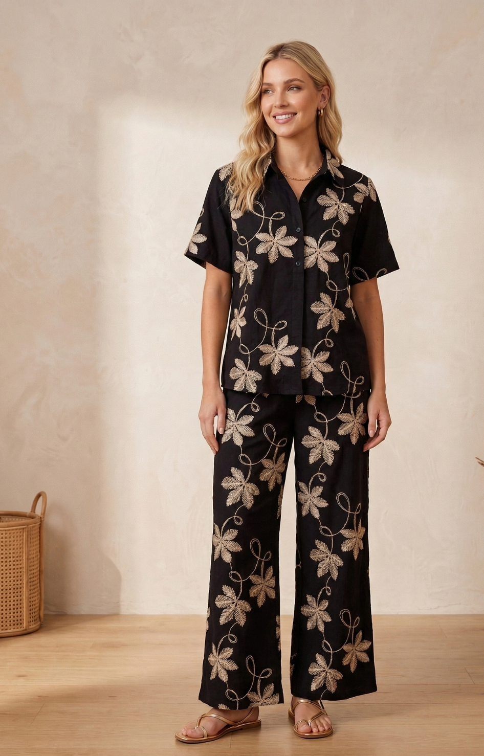Conjunto fresco bordado - CONJUNTO REGULAR Boutiquemirel 