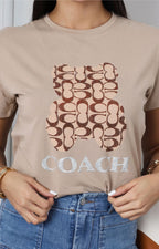 Blusa con estampado gráfico de oso