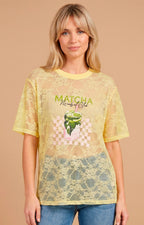 Blusa amarilla de encaje - BLUSAS REGULAR Boutiquemirel 