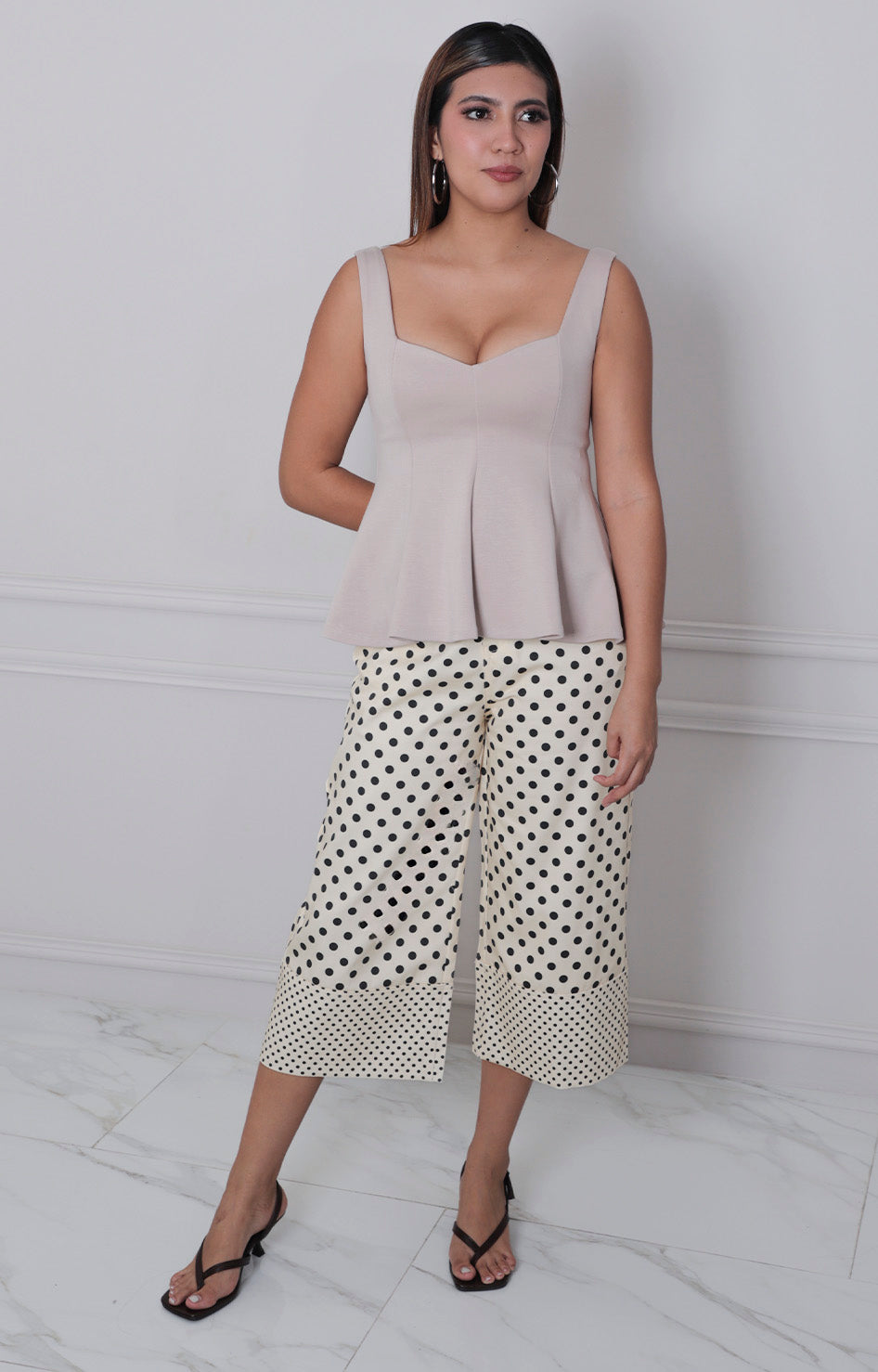 Blusa pueplum de tirantes - BLUSAS REGULAR Boutiquemirel 