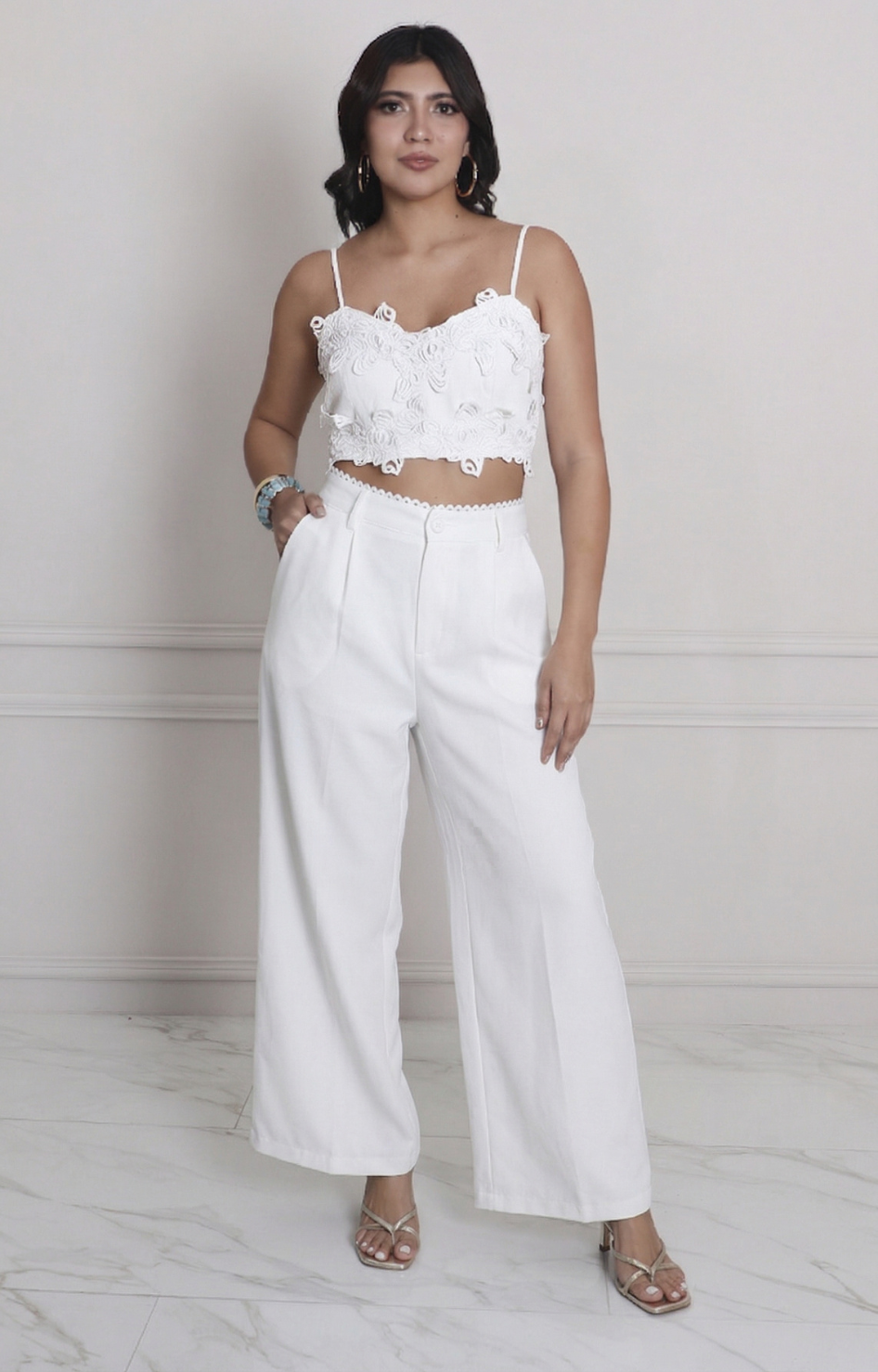 Conjunto de tirante con bordado - CONJUNTO REGULAR Boutiquemirel 