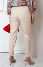 Pantalón recto de tiro alto