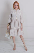 Vestido corto estampado - VESTIDO LARGO REGULAR Boutiquemirel 