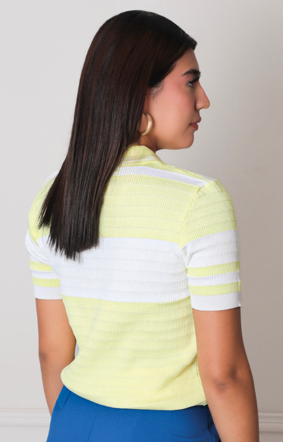 Blusa amarilla de punto - BLUSAS REGULAR Boutiquemirel 
