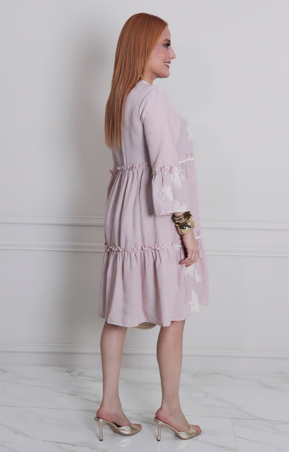 Vestido corto estampado - VESTIDO LARGO REGULAR Boutiquemirel 
