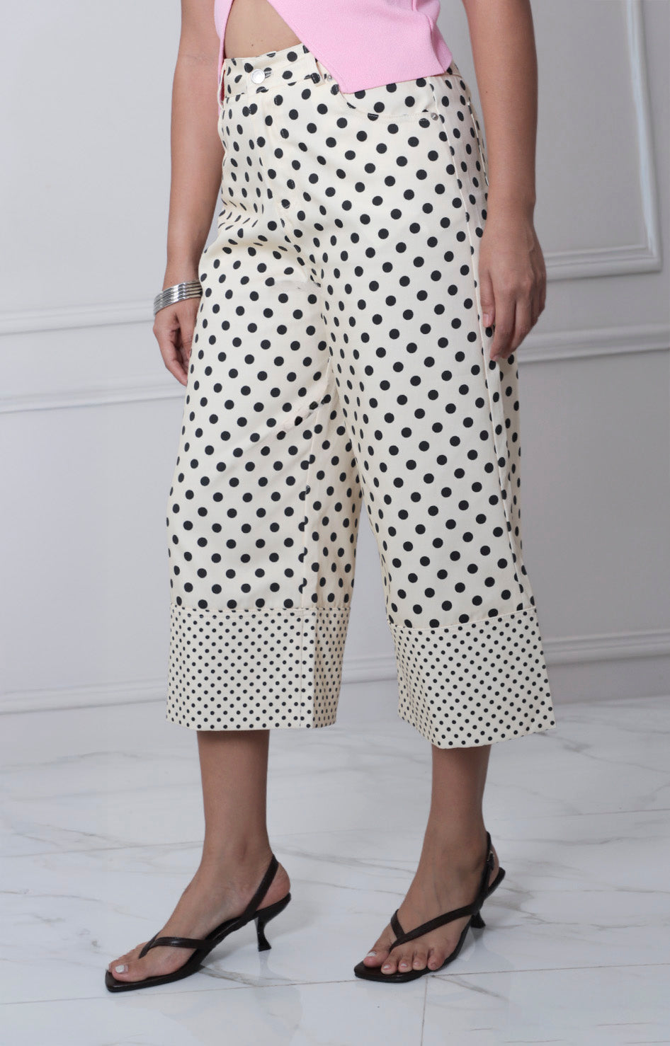 Pantalon beige estampado - PANTALON REGULAR Boutiquemirel 