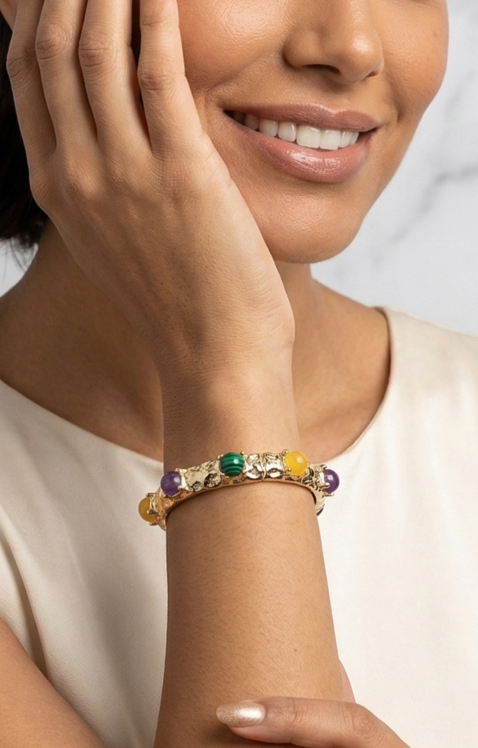 Pulsera Dorada Multicolor - PULSERAS Boutiquemirel 