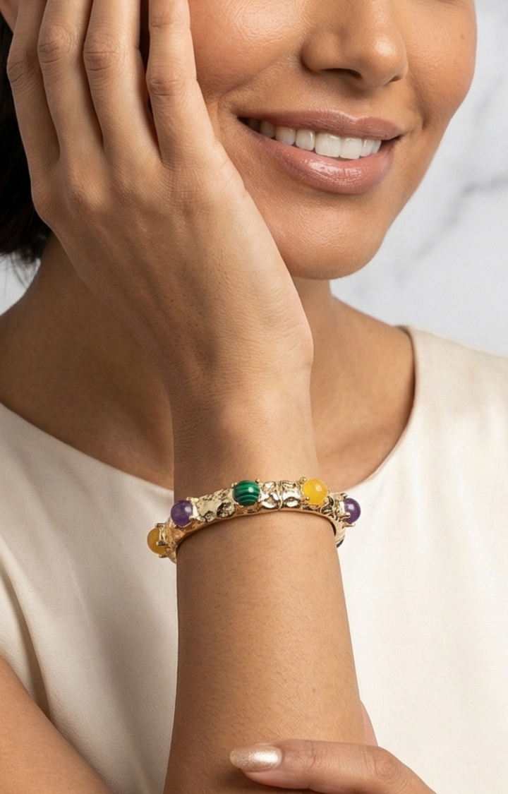 Pulsera Dorada Multicolor - PULSERAS Boutiquemirel 