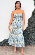 Vestido strapless con estampado - BLUSAS REGULAR Boutiquemirel 