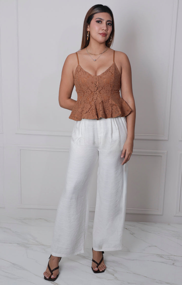 Blusa cafè de tirantes - BLUSAS REGULAR Boutiquemirel 