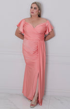 V*2-26*EVA BERRY*C002-61*LILA - VESTIDO LARGO CURVY Boutiquemirel 
