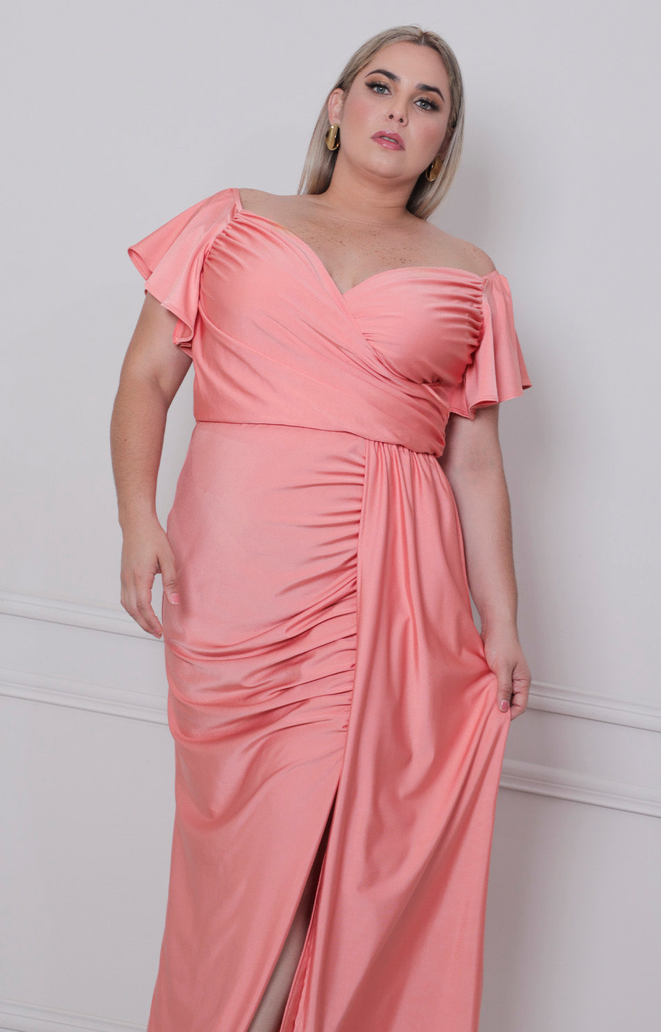 V*2-26*EVA BERRY*C002-61*LILA - VESTIDO LARGO CURVY Boutiquemirel 