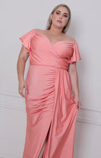 V*2-26*EVA BERRY*C002-61*LILA - VESTIDO LARGO CURVY Boutiquemirel 