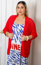 Cardigan tejido de punto