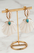 Aretes concha Beige - ARETES Boutiquemirel 