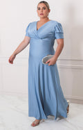 Vestido largo liso - VESTIDO LARGO CURVY Boutiquemirel 