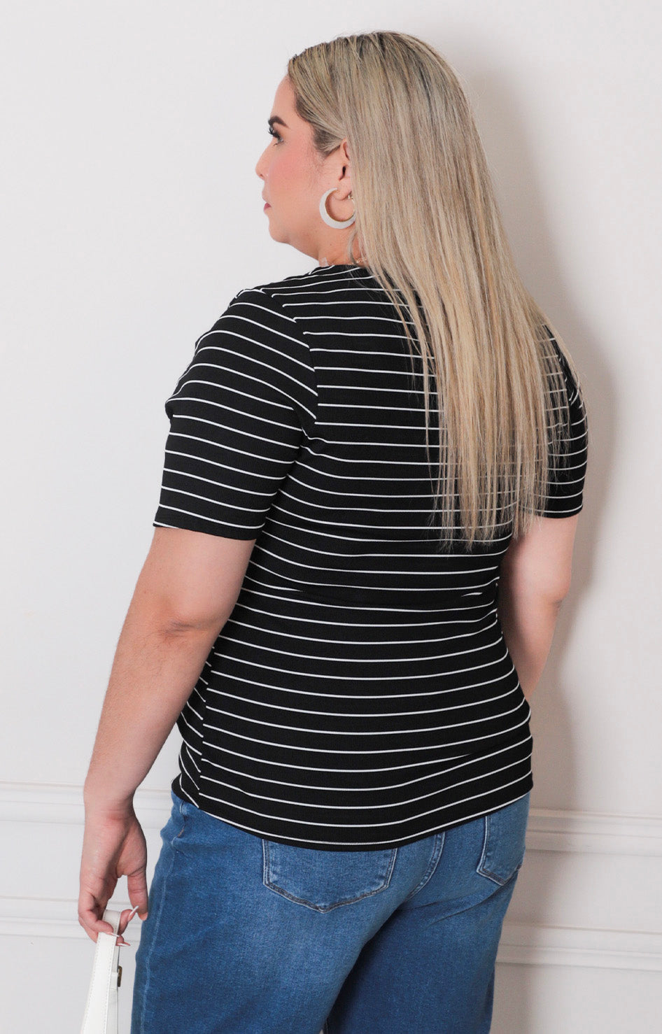 Blusa de rayas - BLUSAS CURVY Boutiquemirel 