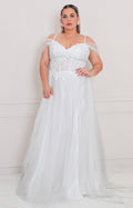 Vestido con corset floral y mangas caídas - VESTIDO LARGO CURVY Boutiquemirel 