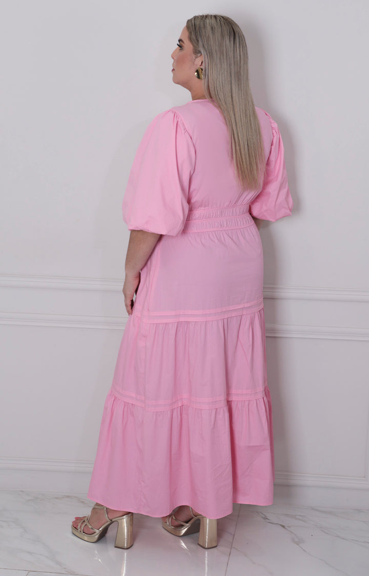 Vestido largo con elàstico - VESTIDO LARGO CURVY Boutiquemirel 