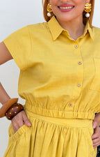 Conjunto amarillo - CONJUNTO REGULAR Boutiquemirel 